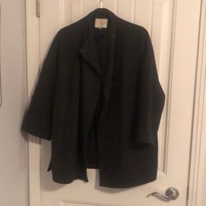 OAK & FORT Cape Jacket. Size small (fits like large). Dark grey.